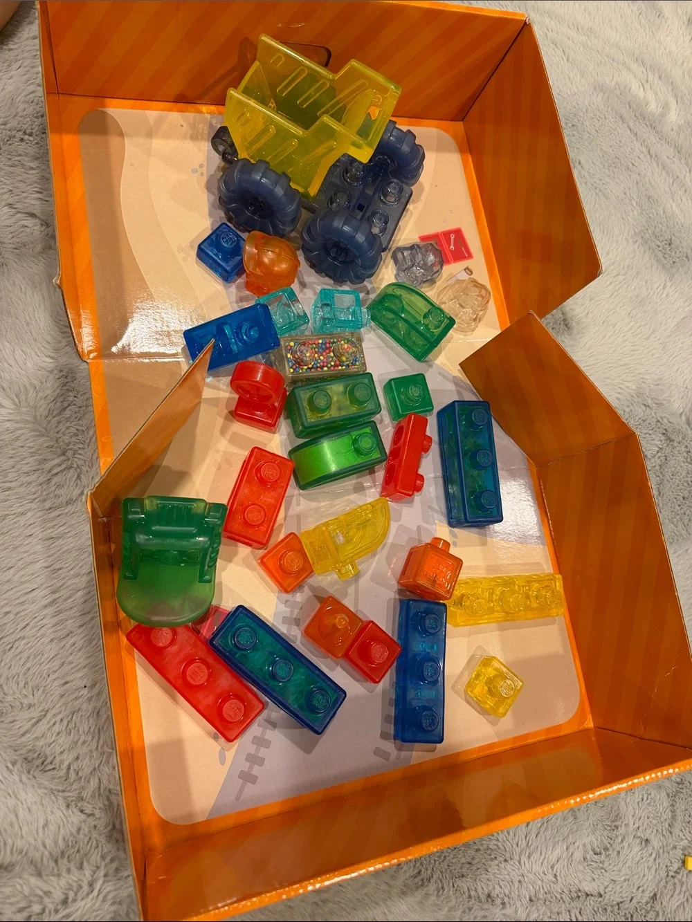 Jelly blox 30piece set construction site truck